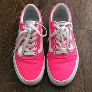 Neon Pink Vans